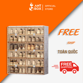 Tủ Giày Gấp Gọn Thông Minh, Kệ Để Boot Antbox 24 Đôi Bảo Hành 2 Năm SC2D6A