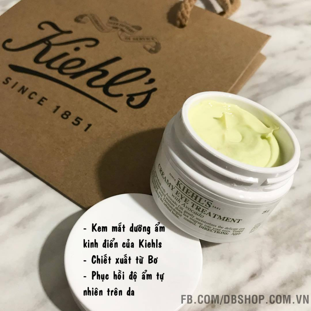 Kem mắt Kiehl's Creamy Eye Treatment With Avocado 14g