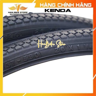Vỏ lốp săm ruột kenda 26x1 3/8 dùng cho các loại xe đạp phổ thông 26inch