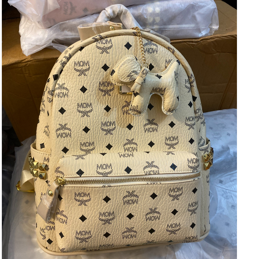 Balo Da MOM size 40.quai đeo bản to  ẢNH THẬT