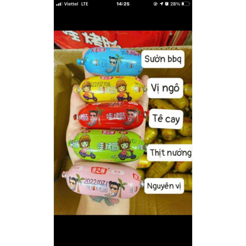 Combo 5 xúc xích ăn liền