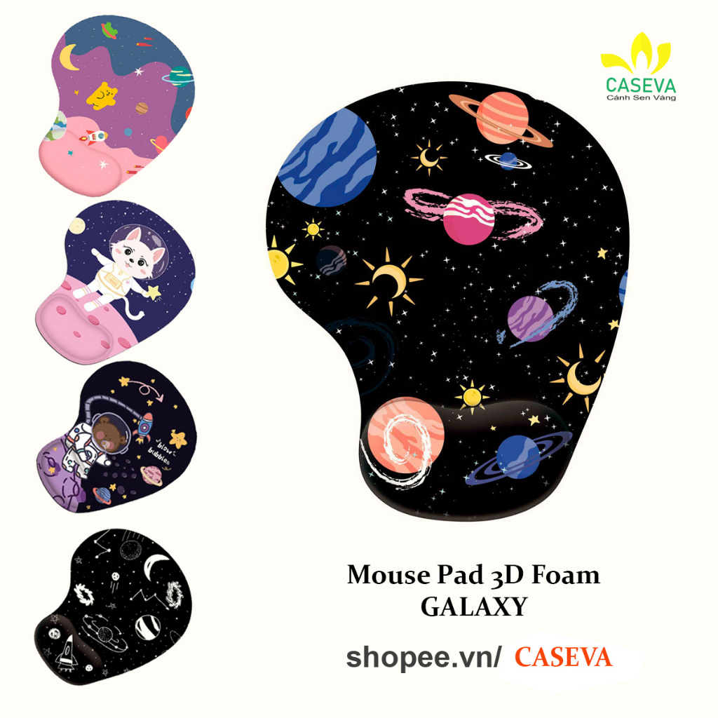 Lót chuột đệm tay Pad Mouse SILICON 3D ( MousePad Máy Tính cực êm đỡ mỏi tay Miếng Pad Chuột Chơi Game )