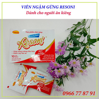 Kẹo Resoni Vị Gừng Cho Người Tiểu Đường Ăn Kiêng Gói 46g- Mẫu mới