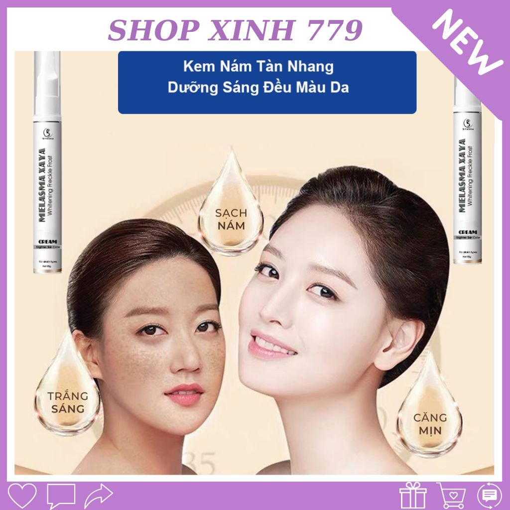 Kem Melasma Xaya sạch nám, tàn nhang, trắng hồng da