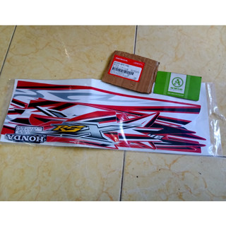Bộ tem decal dán xe máy Honda wave rsx 110 màu đỏ