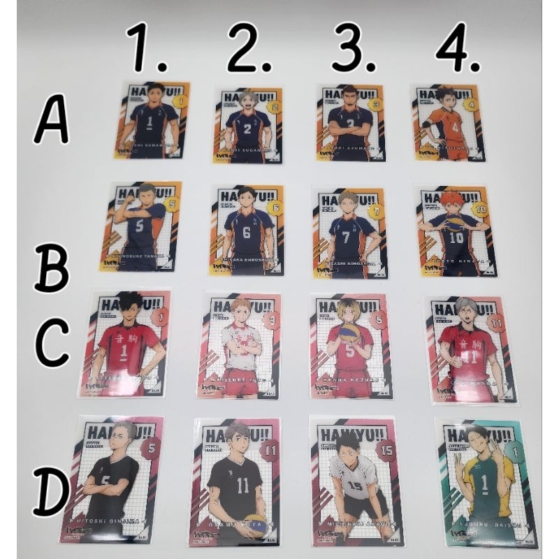 Thẻ bài bo góc chủ đề Haikyuu!!, HQ, số 17