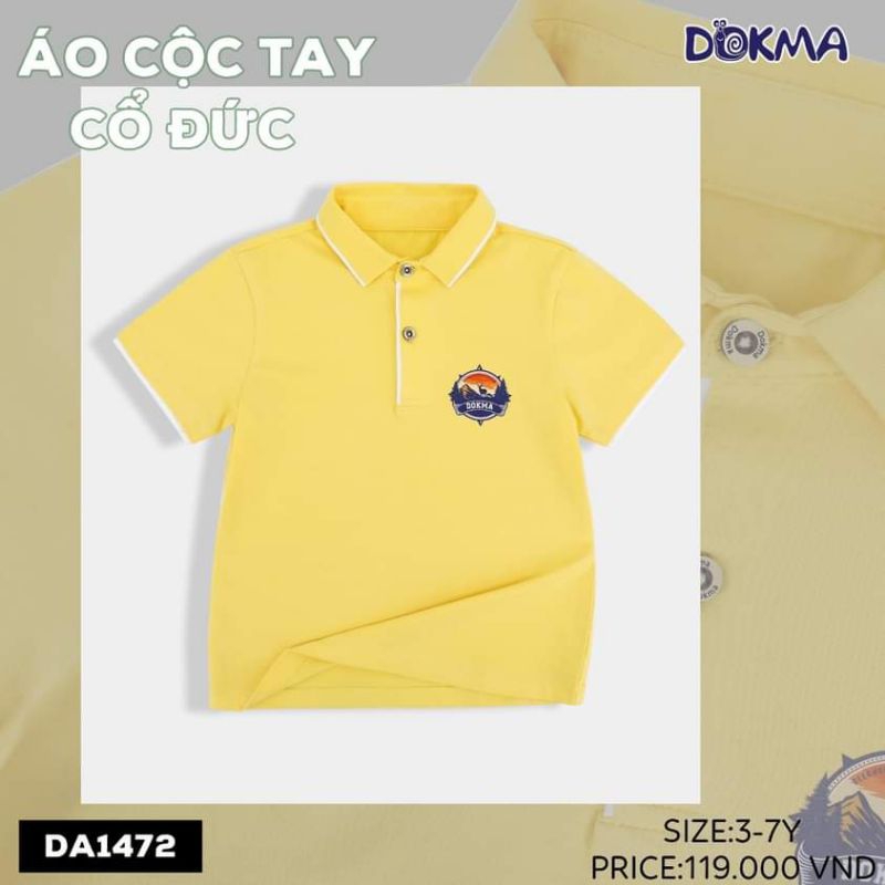 Áo cộc bé trai dokma