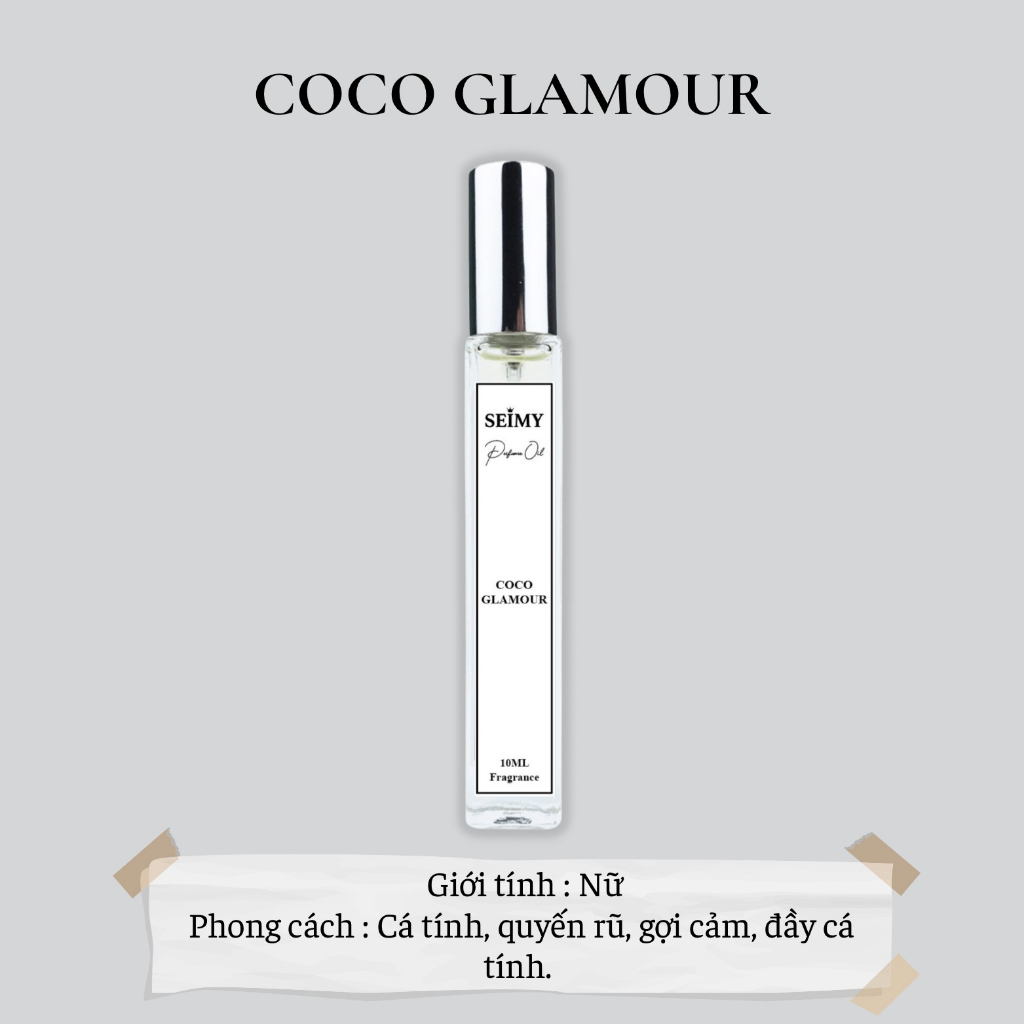 Tinh Dầu Nước Hoa SEIMY Coco Glamour 10ml