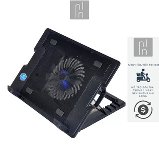 Đế tản nhiệt laptop 13 đến 17 inch model ncp 235 cánh quạt 14cm cực mạnh nguồn usb dtlshop