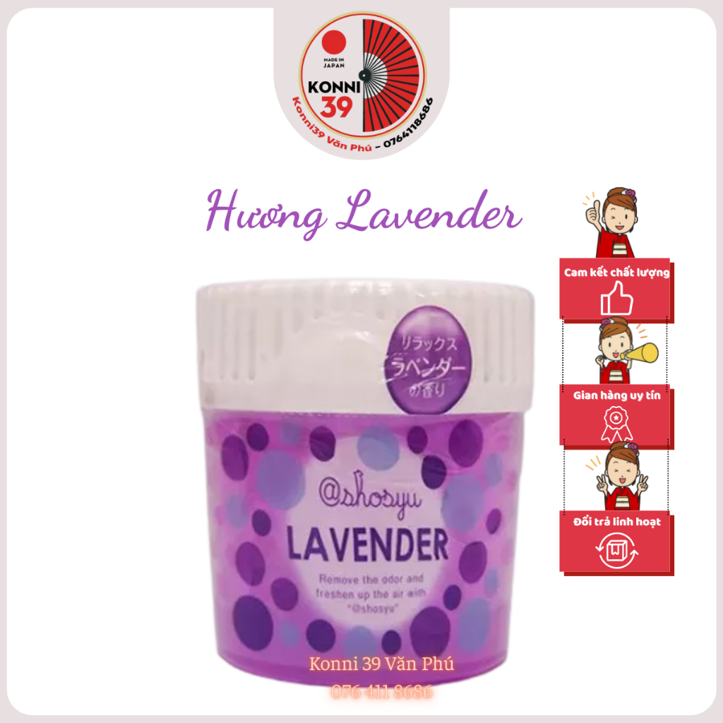 Sáp thơm khử mùi hôi, hương hoa oải hương, hương thảo mộc, hương đào