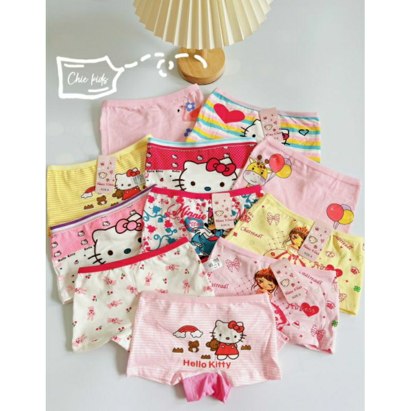 {10-30kg} Quần chip đùi bé gái chất cotton loại 1