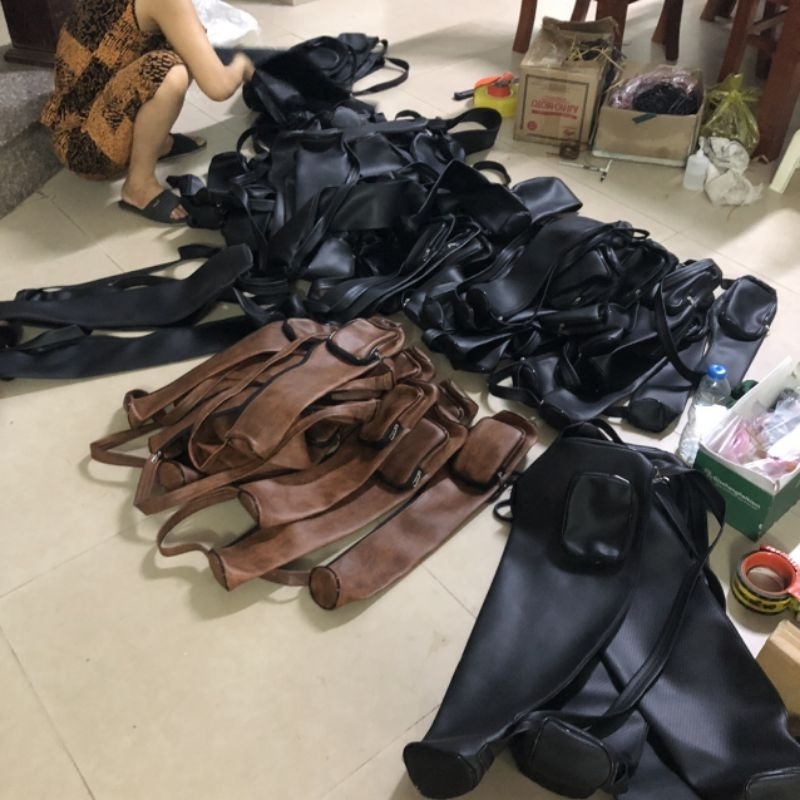 Bao da đựng điêu  ko chân dài 70cm. tặng nút nõ nhấc tàn