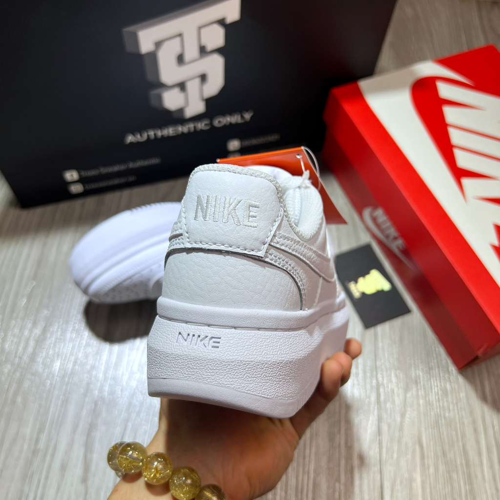 Giày thể thao NIKE COURT VISON LOW ALTA  ALL WHITE DM0113 100