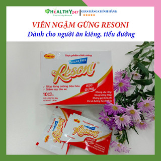 Viên ngậm/Kẹo gừng Resoni hộp 46g