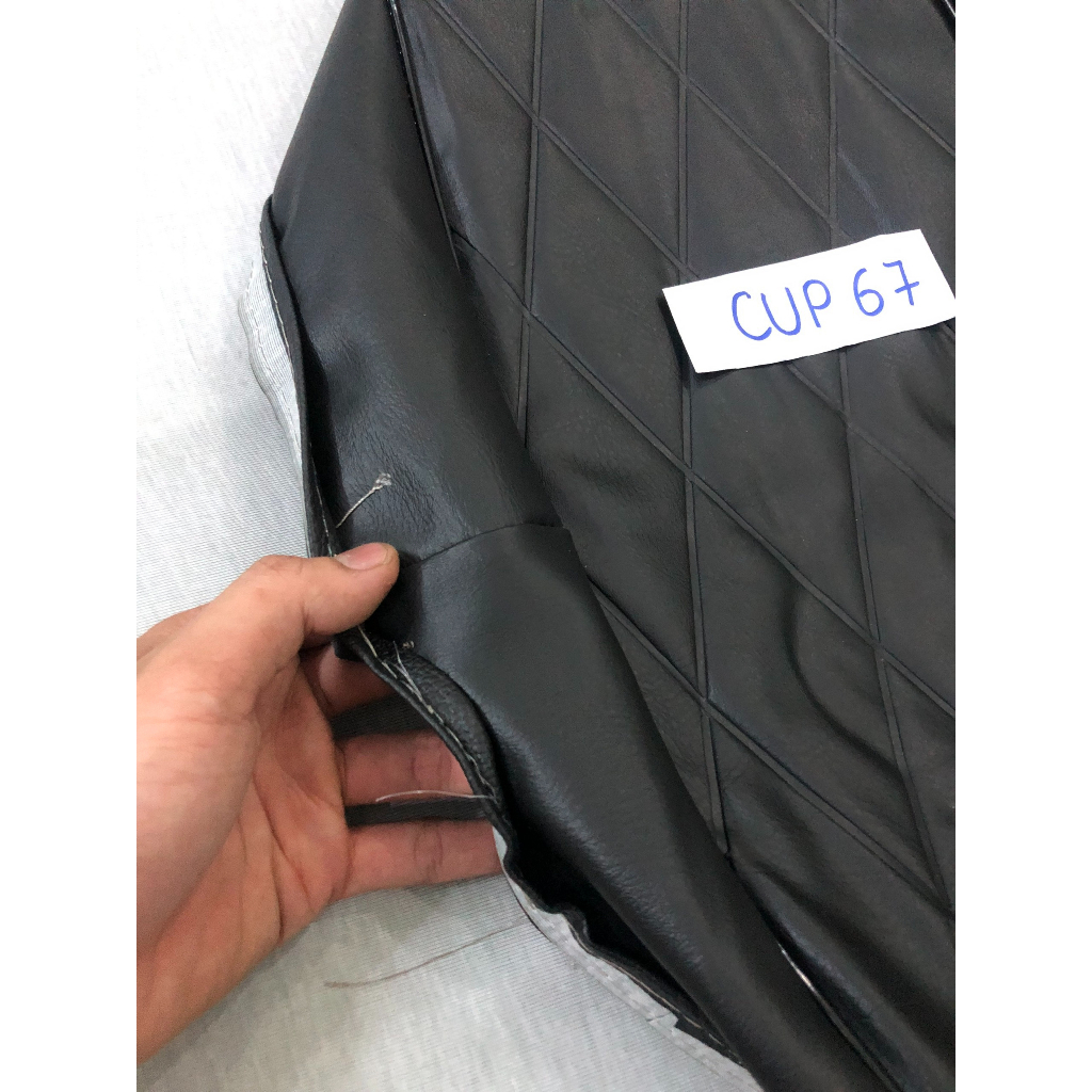 Da Bọc Yên Xe Máy HONDA CUP 67 Có Hình Ép