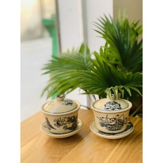 Bát sâm men rạn trơn Bát Tràng cao cấp