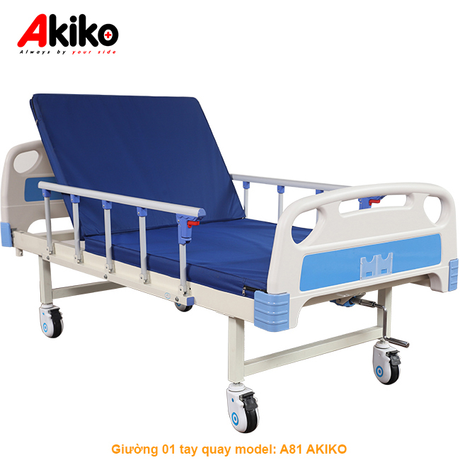 Giường y tế 01 tay quay A81 AKIKO