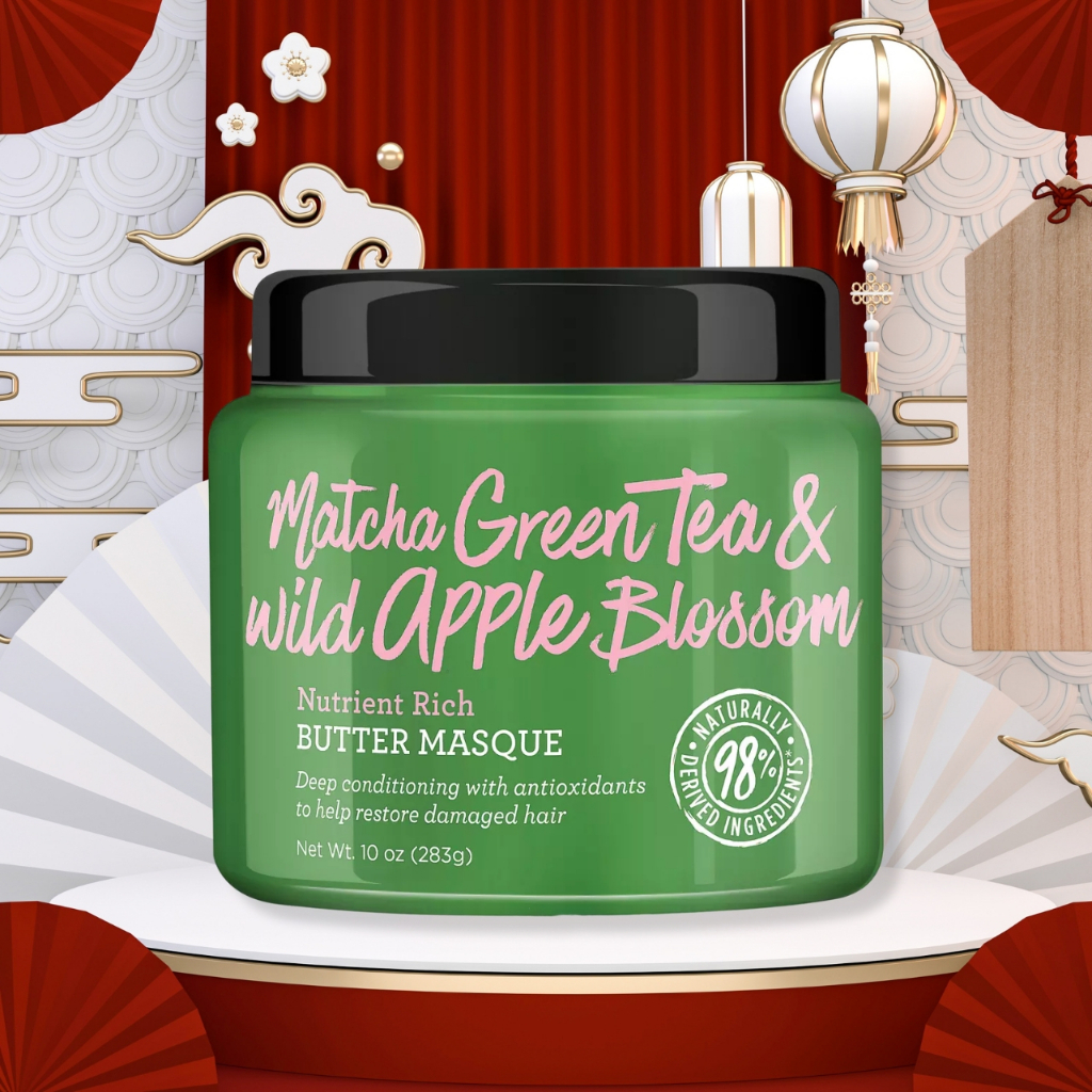 Not Your Mothers Mặt nạ ủ tóc Matcha Green Tea Wild Apple Blossom