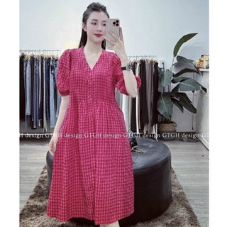 VÁY BẦU CHẤM BI SIÊU XINH CHẤT ĐẸP