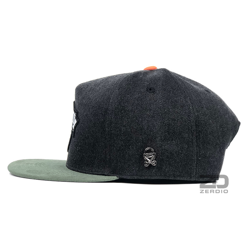 Mũ hiphop, Nón snapback nam nữ SN74 màu xám phong cách cá tính