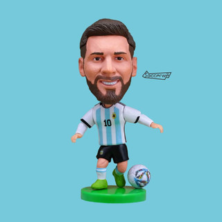 Tượng cầu thủ bóng đá Lionel Messi - Argentina black hair