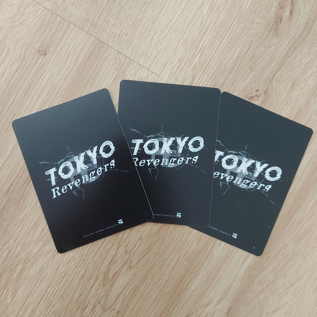 Bộ 3 Card PVC (thẻ bài nhân vật) Tokyo Revenger