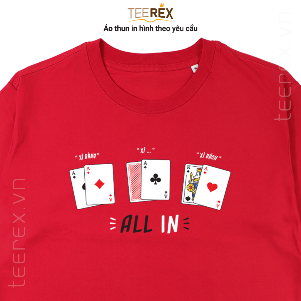ÁO TẾT XÌ DÁCH XÌ BÀNG - THUN 100% COTTON -