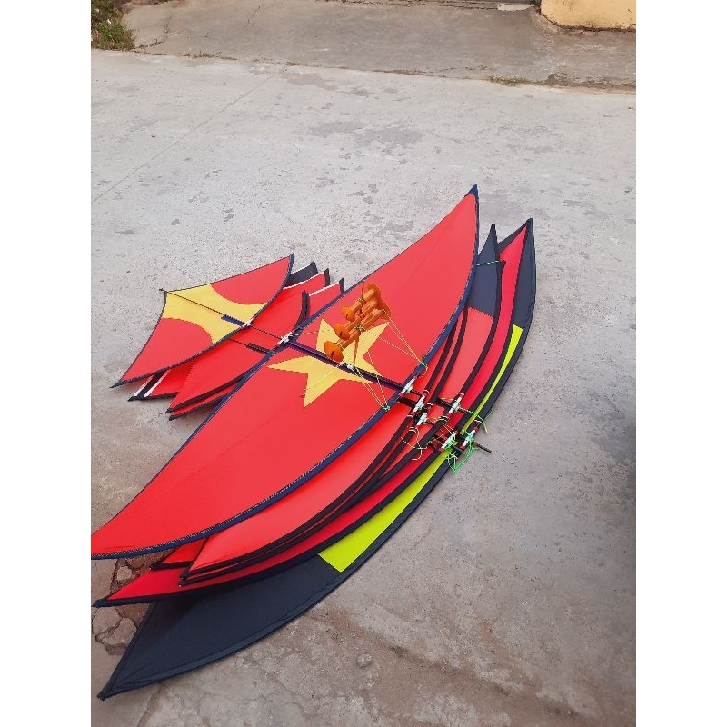 Diều lắp ghép 2m combo 3 sáo tặng 150m dây