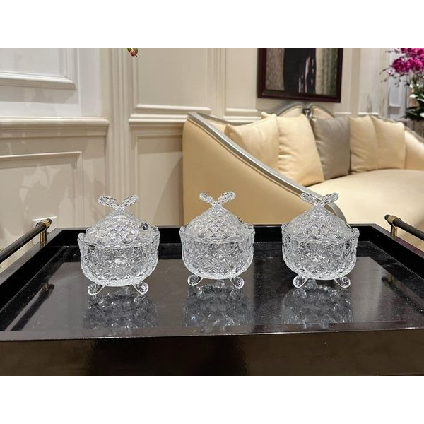 ❤ Thố pha lê Bohemia 13cm siêu xinh.