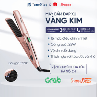 Máy dập xù tóc, máy bấm phồng chân tóc, tạo gợn sóng, phù hợp với cả tóc khô và ướt