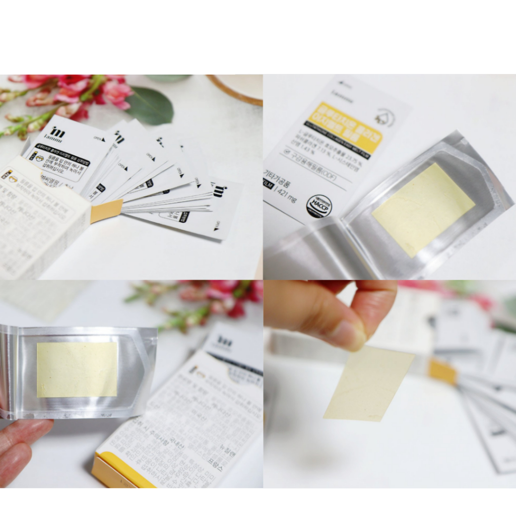 🇰🇷 HURUM_official⭐Iammi Glutathione Collagen Film tan chảy 30 tờ / Fish collagen selenium vitamin C glutathione effect