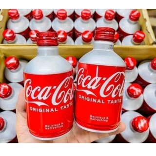 Coca nhật 250ml chai nhôm thùng 24 chai sóng núi bản giới hạn date xa