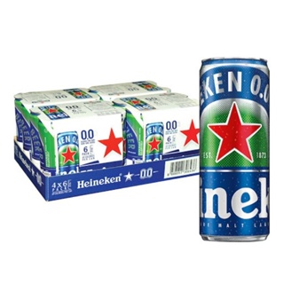 Bia không cồn Heineken 0.0% thùng 24 lon