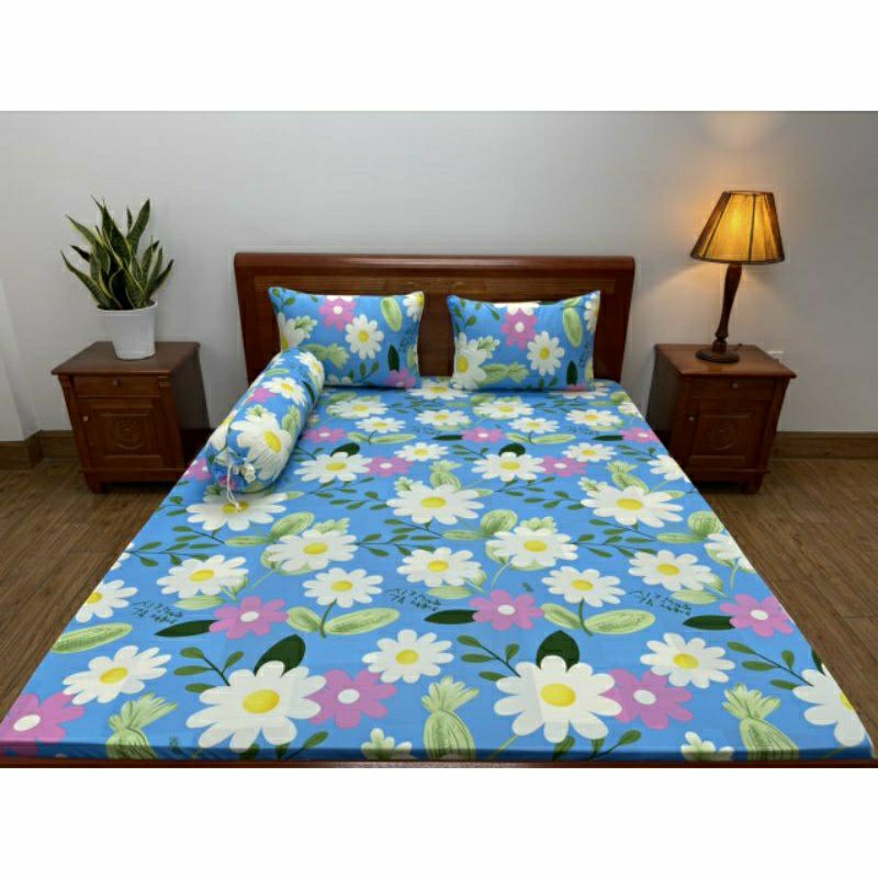 Ga/drap lẻ thun lạnh Hàn Quốc(may thun luồn) 1.6*2m nệm dưới 20cm