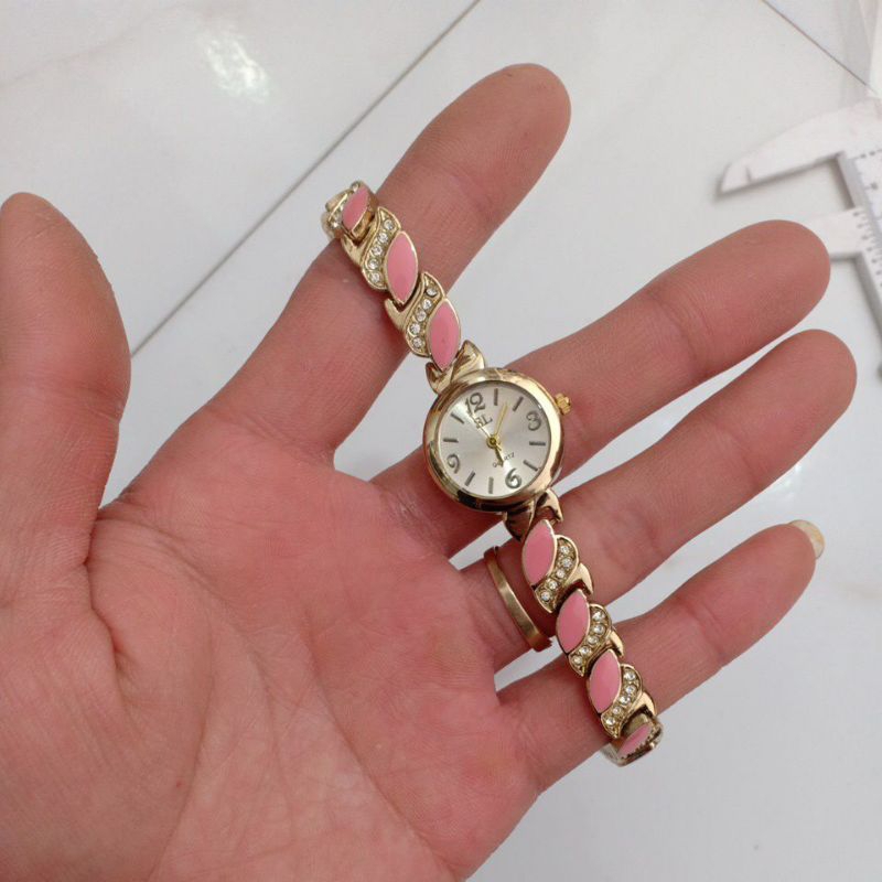 ( giá sỉ ) đồng hồ nữ thời trang hàn quốc SHUN LONG SL dạng lắc tay giá rẻ