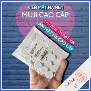 Mặt nạ nén đắp lotion Muji 20 viên