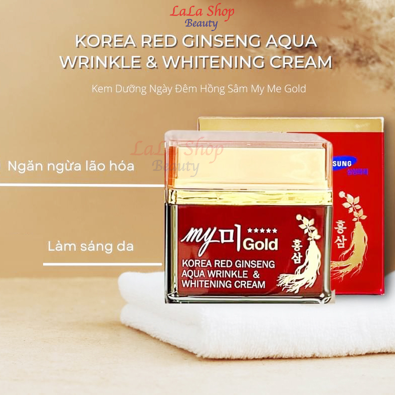 Kem Sâm Hàn Quốc My Gold Korea Red Ginseng White Cream 50ml