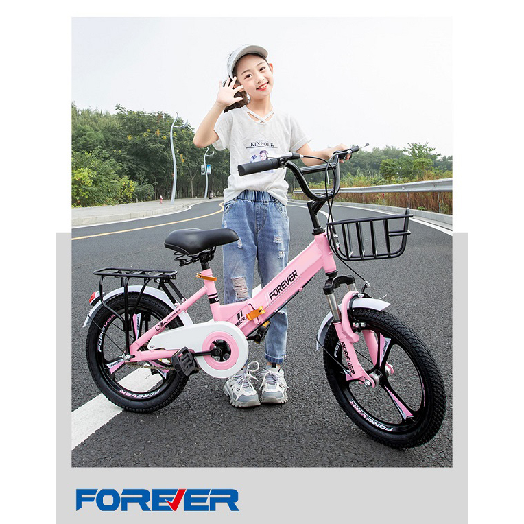 Xe đạp gấp trẻ em Forever Princess I 3 chấu size 20 inch siêu cool, cá tính