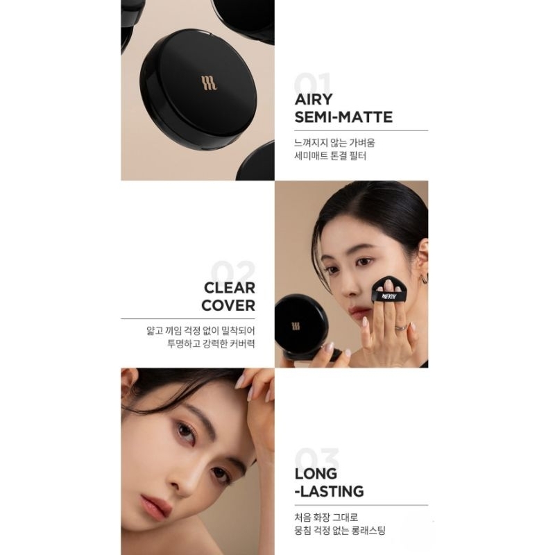 Phấn Nước MERZY The Airy Thin Cover Cushion  13g