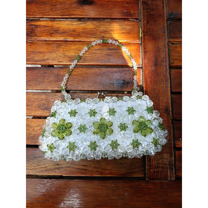 túi kết hạt cườm xách tay handmade