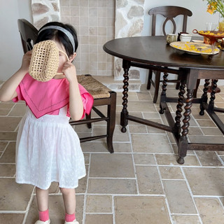 ( Ảnh Thật ) Áo kiểu + Váy Yếm Bé Gái