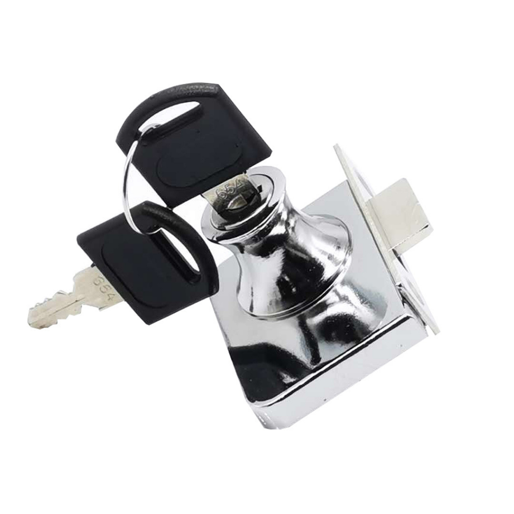 Ổ khóa tủ kính Inox
