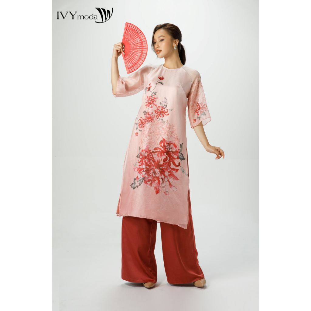 Set áo dài Hoàng Cúc IVY moda MS 86M7111