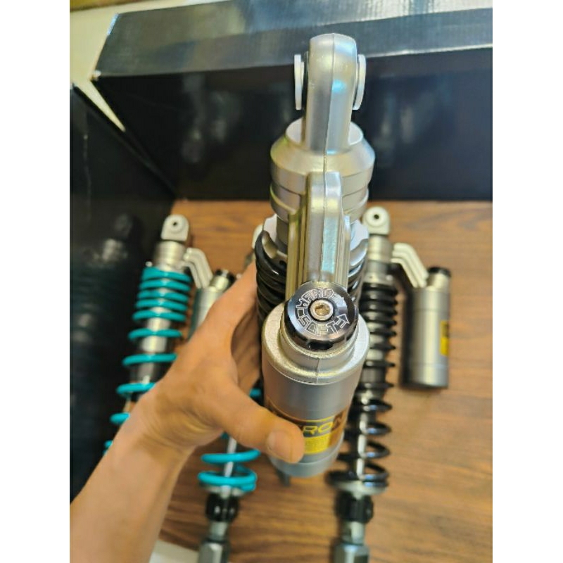 Phuộc NITRON bình dầu xám 38cm gắn SH Việt Nam