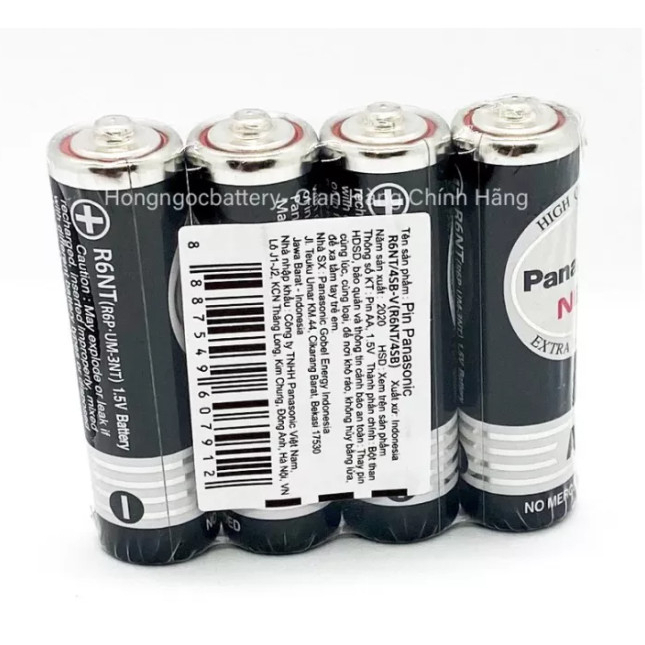 Hộp 40 viên pin than Panasonic AA NEO R6NT/4SB 1 Hộp 10 vĩ