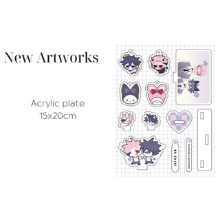 Acrylc Plate SukuFushi JJK Bảng sản phẩm 8 món trang trí