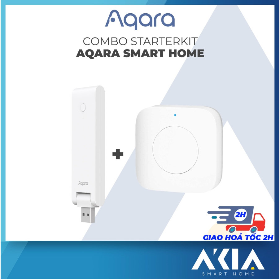 Combo nhà thông minh cơ bản Aqara Smart Home, tương thích Homekit, cảnh báo an ninh, điều khiển mọi thứ dễ dàng hơn