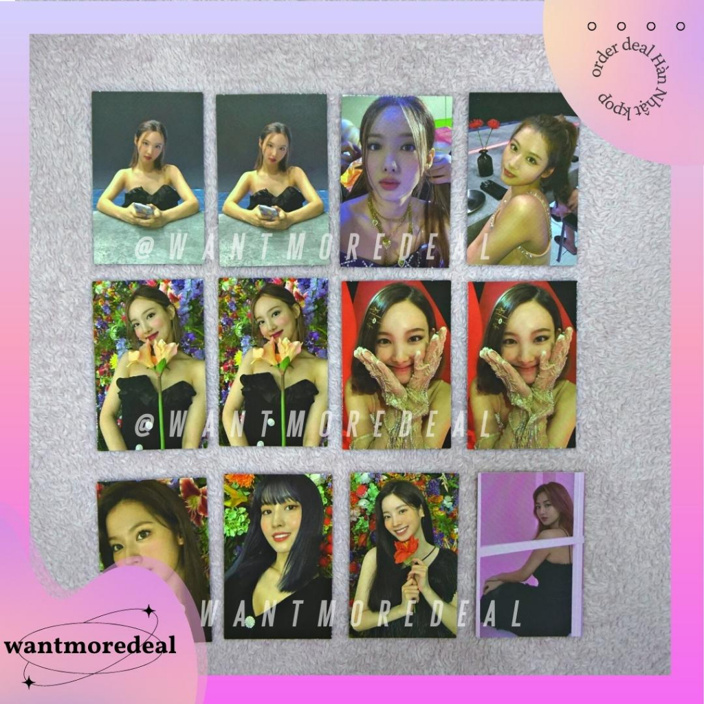 OFF - TWICE Photocard - Eyes Wide Open - Chính hãng