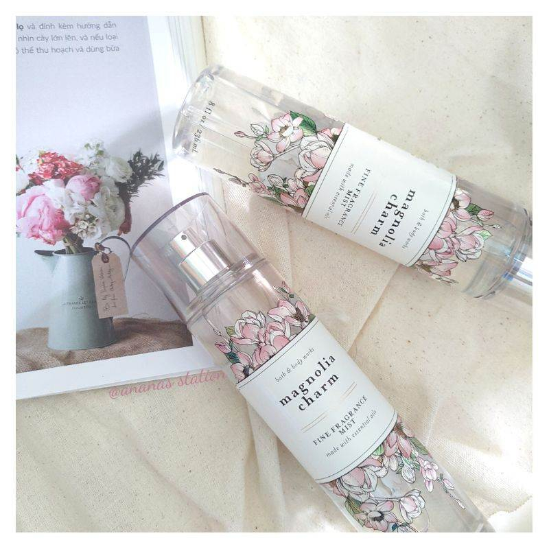 Xịt thơm Bodymist GIÁ RẺ Magnolia Charm dịu dàng - Chiết 10ml