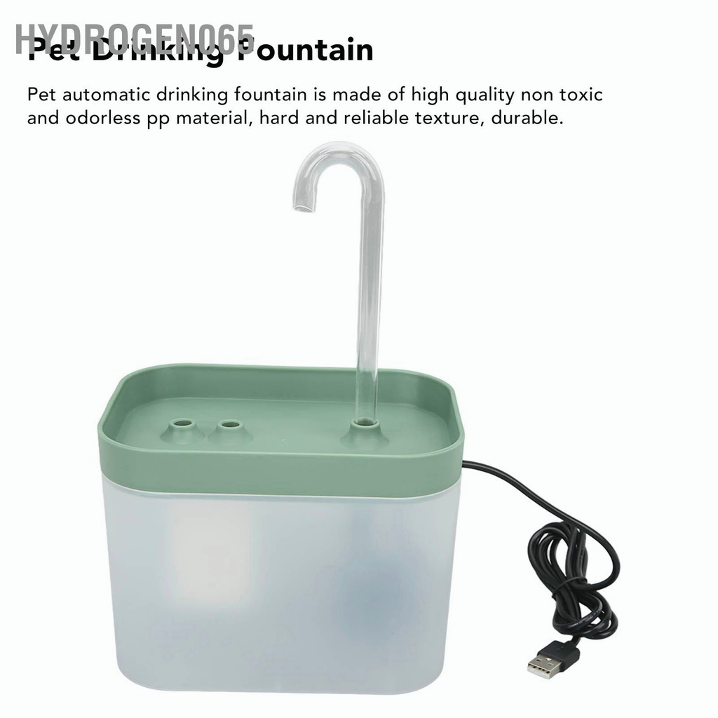 Máy lọc nước cho mèo Đài phun nước 1.5L dành cho mèo Dòng chảy tự động yên tĩnh không thấm thú cưng Uống với vòi khuỷu